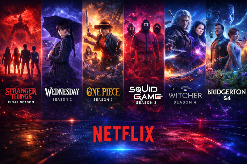 Netflix original content showcase